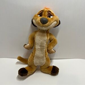 Vintage Disney Lion King Timon Plush Stuffed Animal Toy 90s Meerkat 13"